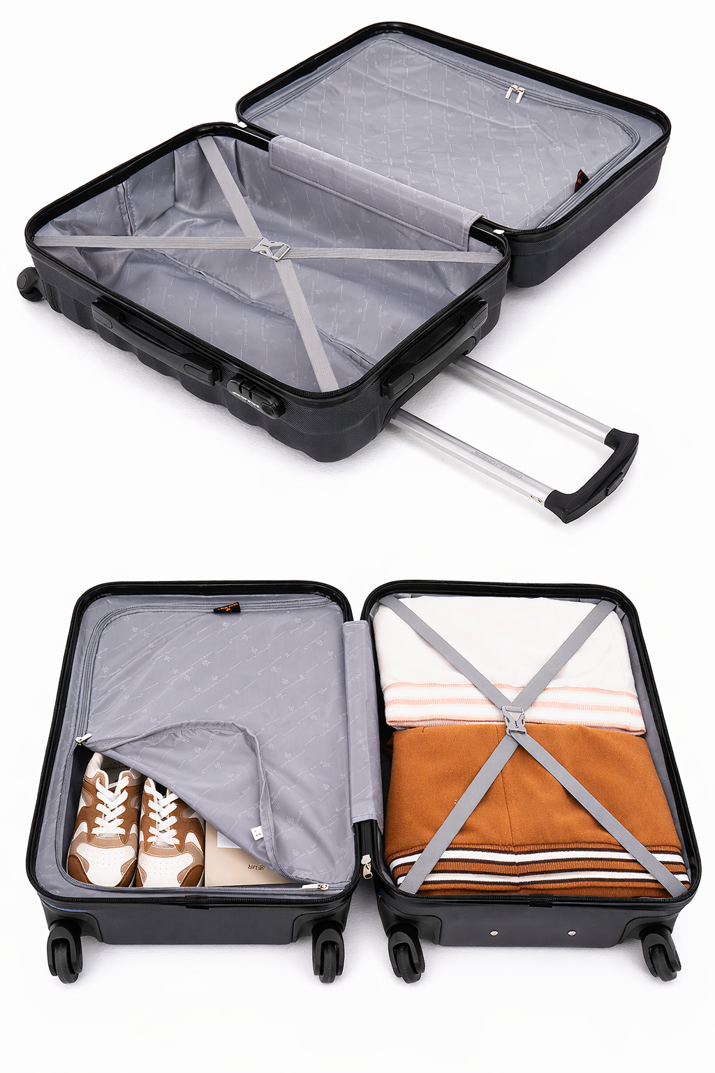 Set de 3 Valises David Jones - Anthracite