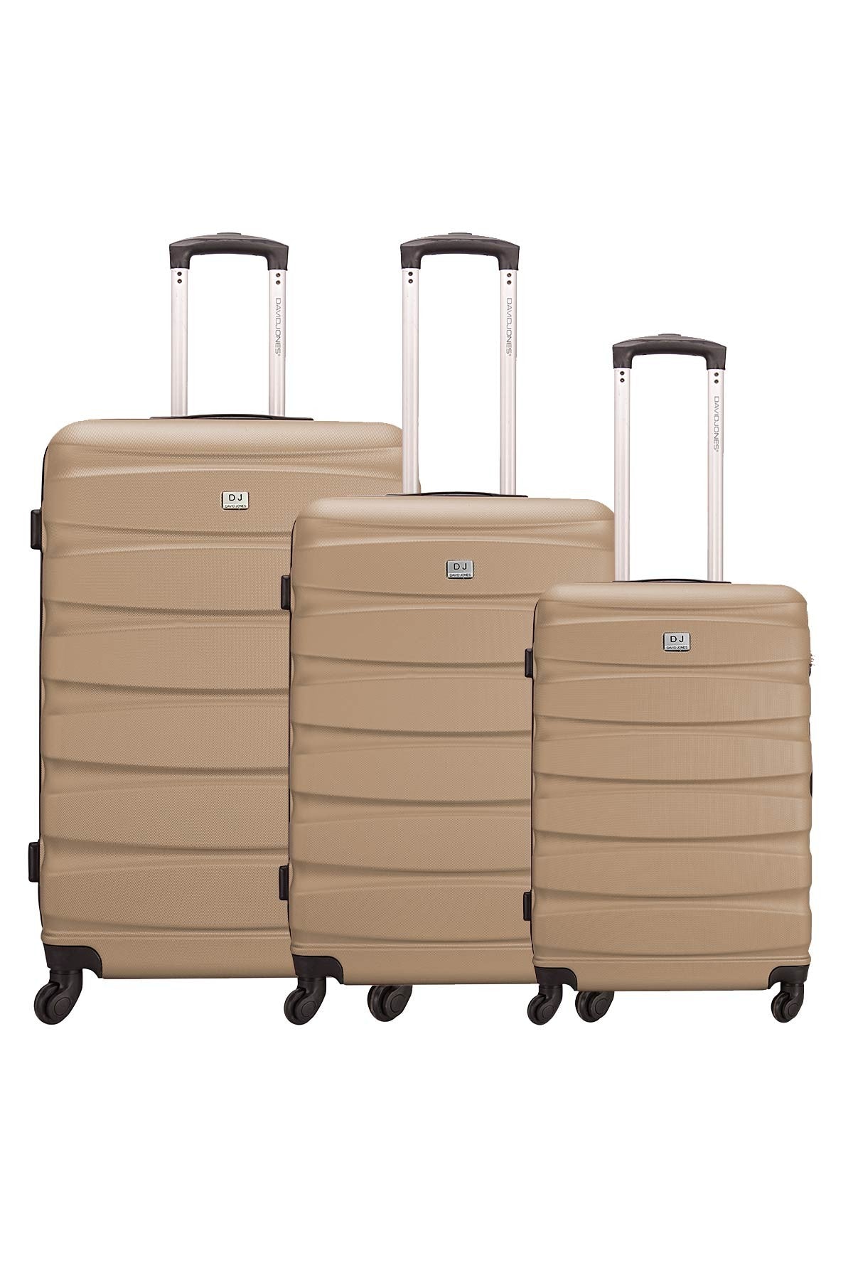 Set de 3 Valises David Jones - Doré