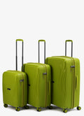 Set de 3 Valises Travel Flash light - Olive