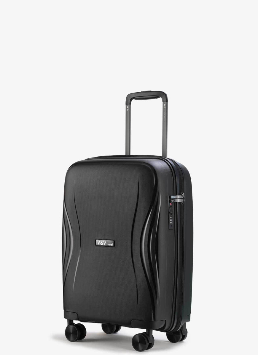 Valise cabine Travel Flash light - 55 Noir