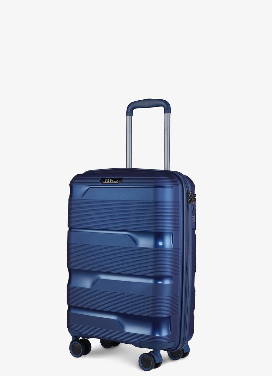Valise cabine Travel Mettalo - 55 Bleu