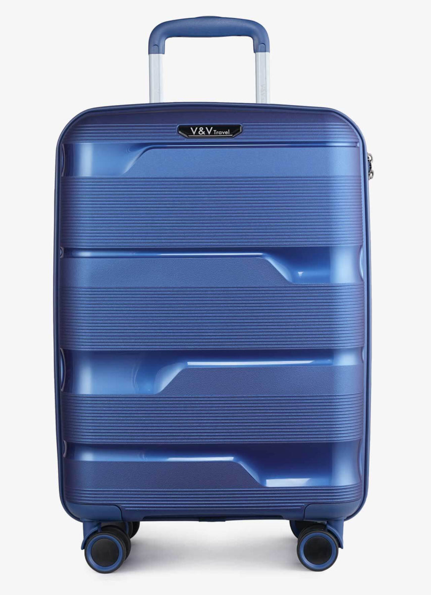 Valise cabine Travel Mettalo - 55 Bleu