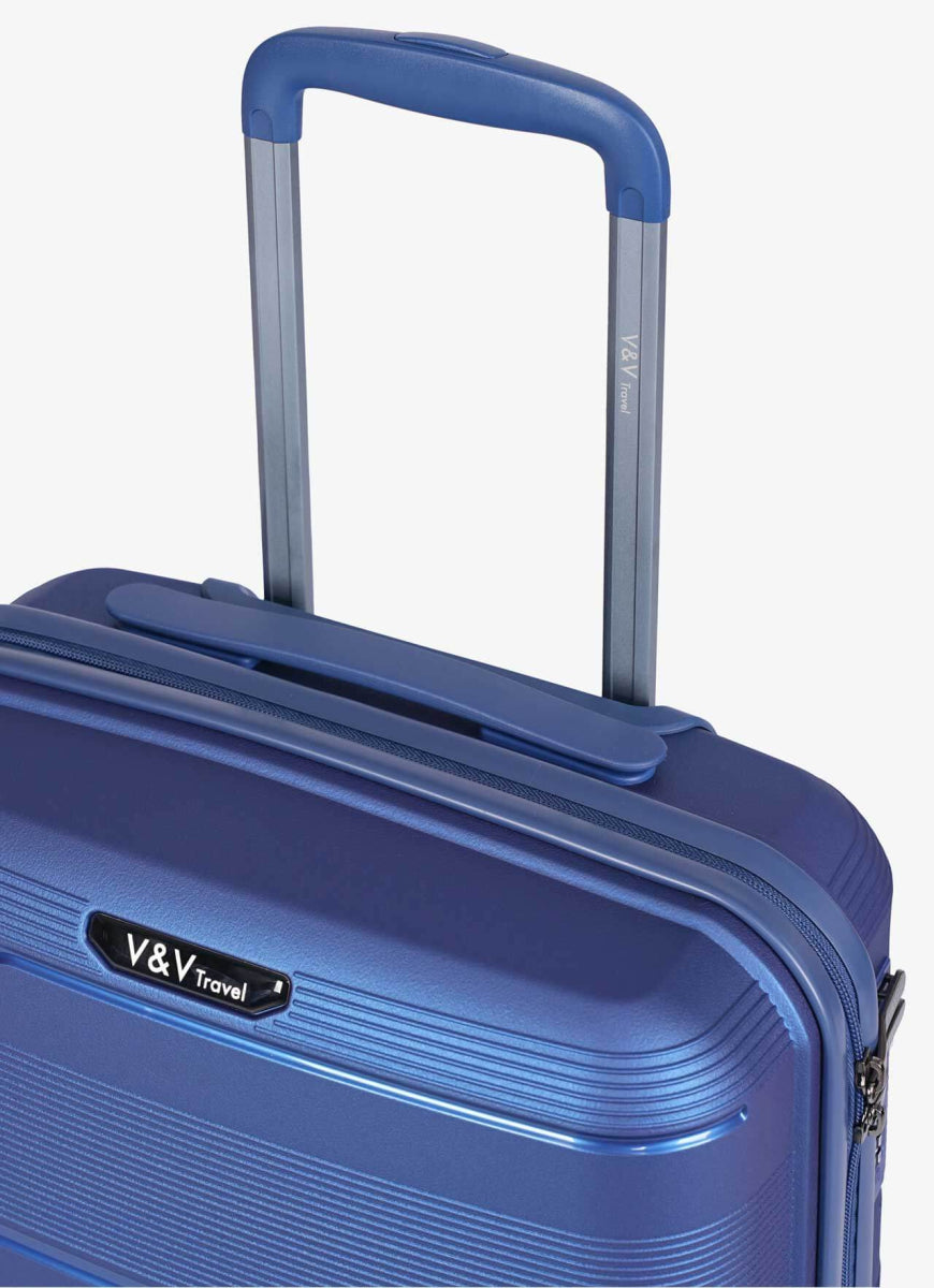 Valise cabine Travel Mettalo - 55 Bleu