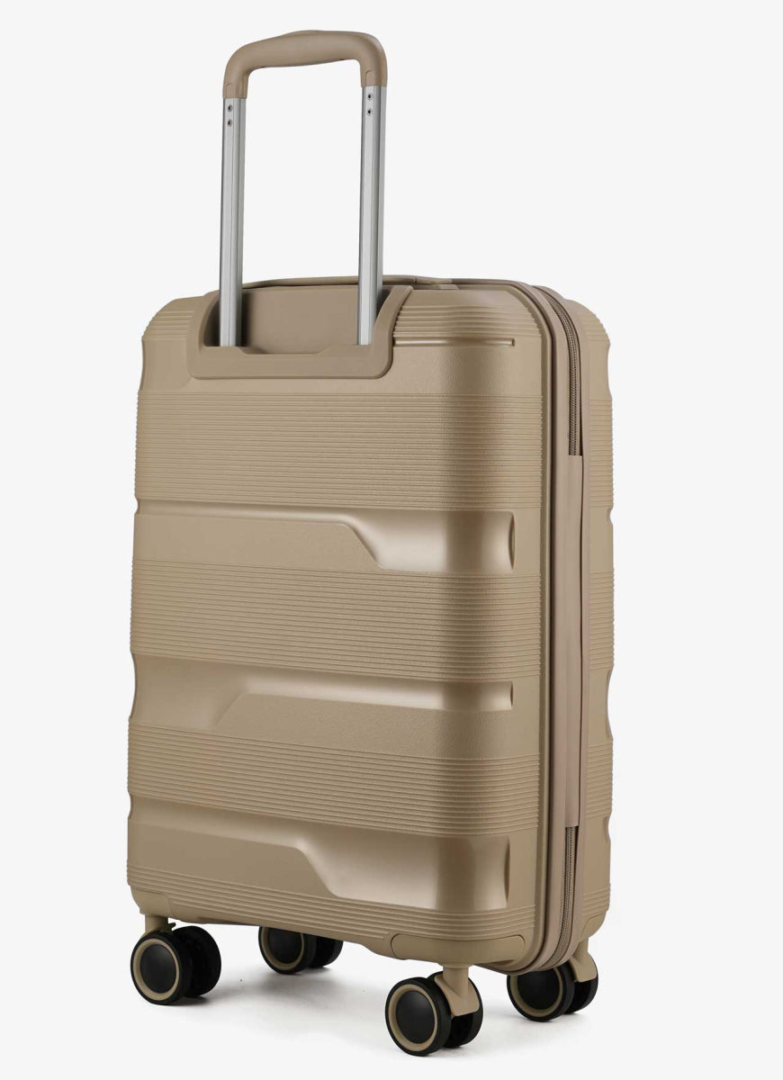 Valise cabine Travel Mettalo - 55 Beige