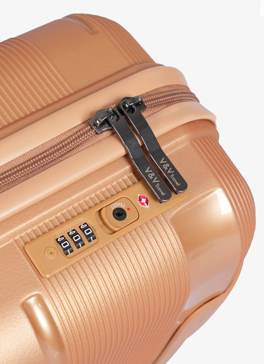 Valise cabine Travel Mettalo - 55 Orange