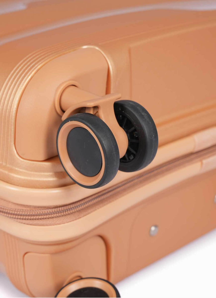 Valise cabine Travel Mettalo - 55 Orange