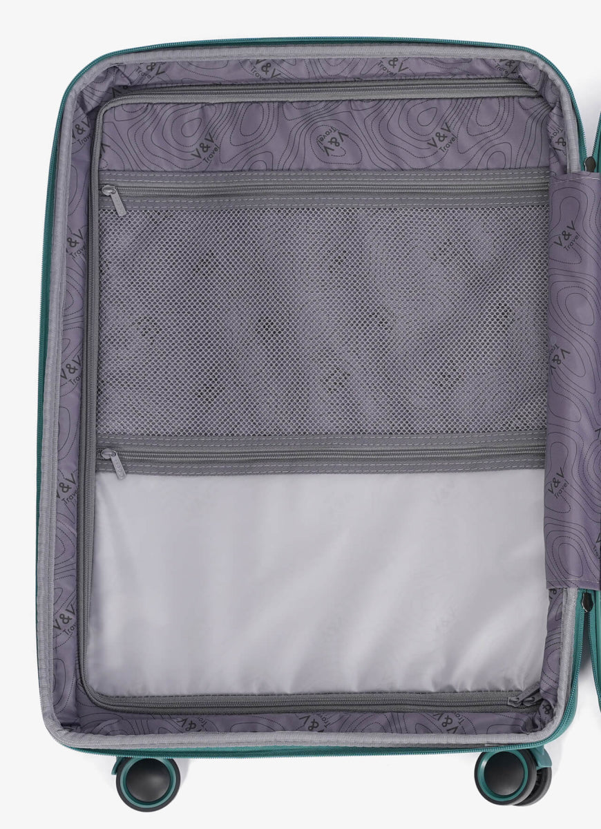 Valise Moyenne Travel Mettalo - 65 Vert