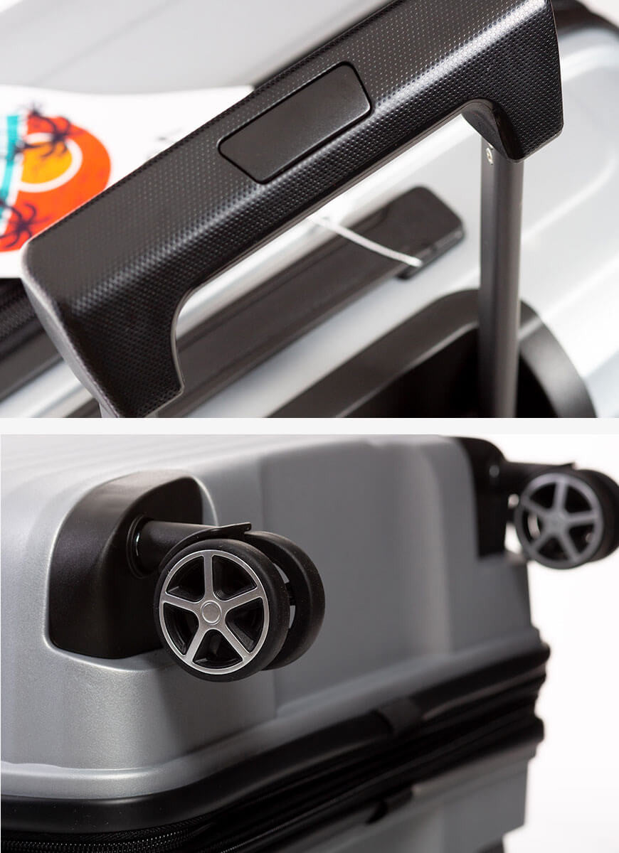 Set de 3 Valises Travel Summer Brave - Gris